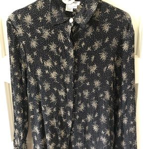 Vintage 80s silk blouse